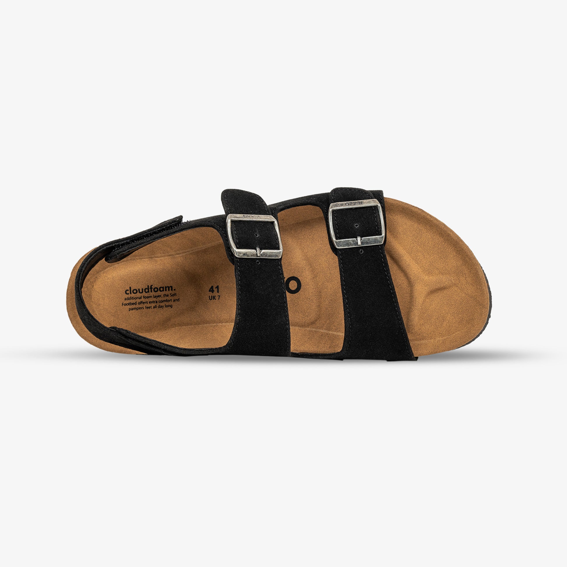 AMBASSADOR SANDAL - JET BLACK
